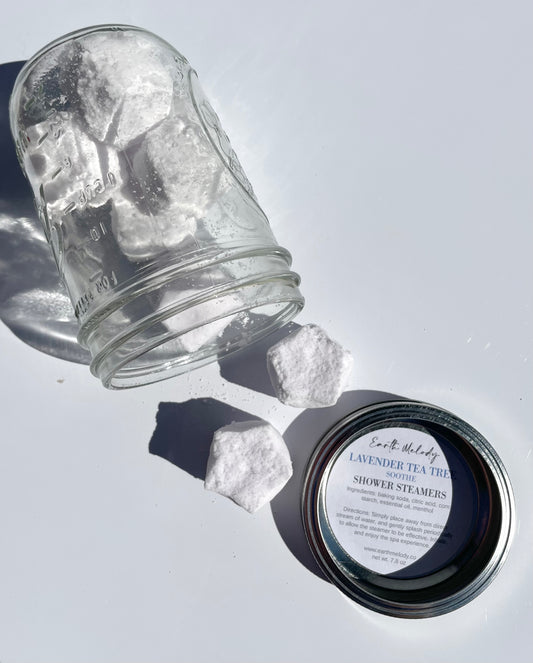 Lavender Tea Tree Shower steamer, calming soothing