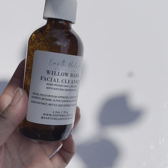 acne proned face wash, gel wash, oily skin, natural salicylic acid