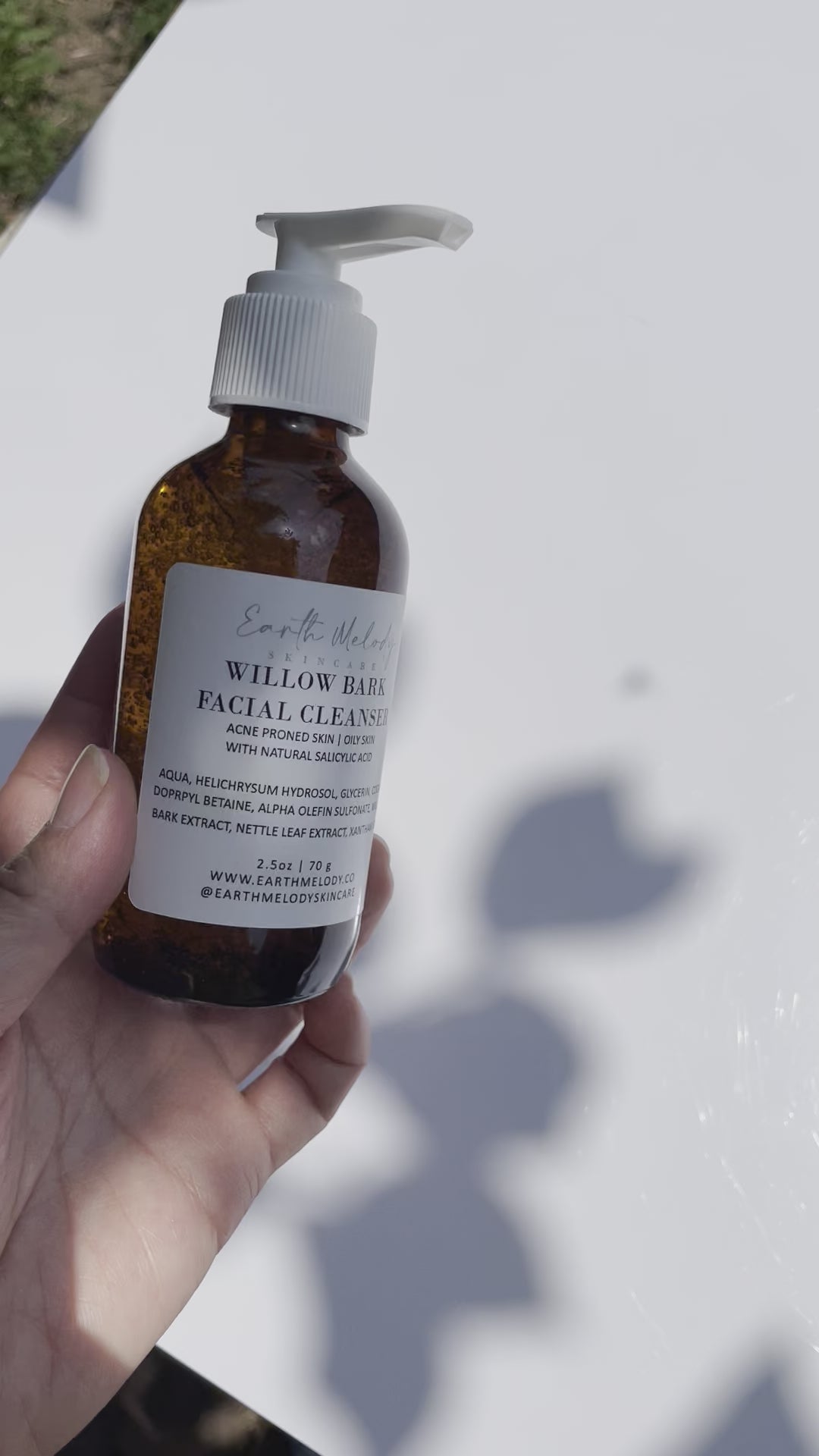 acne proned face wash, gel wash, oily skin, natural salicylic acid